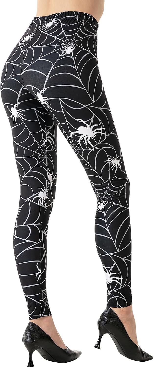 Ndoobiy Printed Leggings Basic Workout Yoga Pants Buttery Smooth Womens Leggings image 5