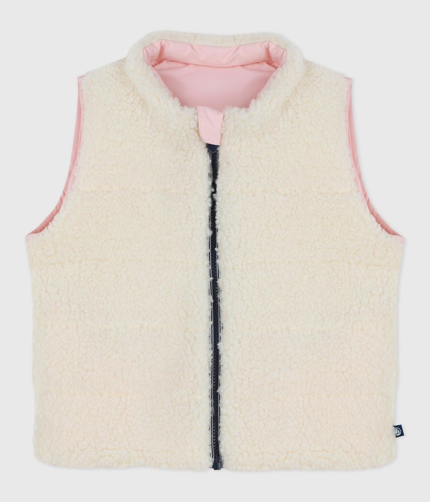 Petit Bateau Doudoune bébé sans manche réversible