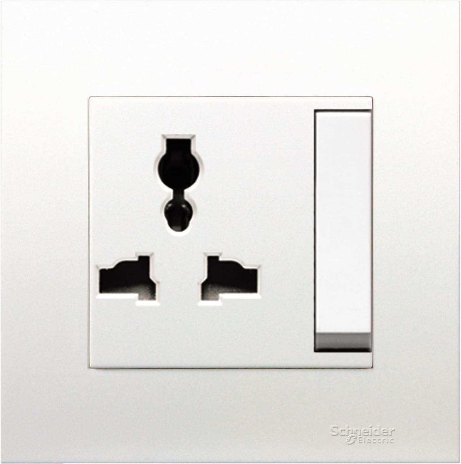 Vivace, 1 Gang, International Socket, 13A 250V, White, KB113LS