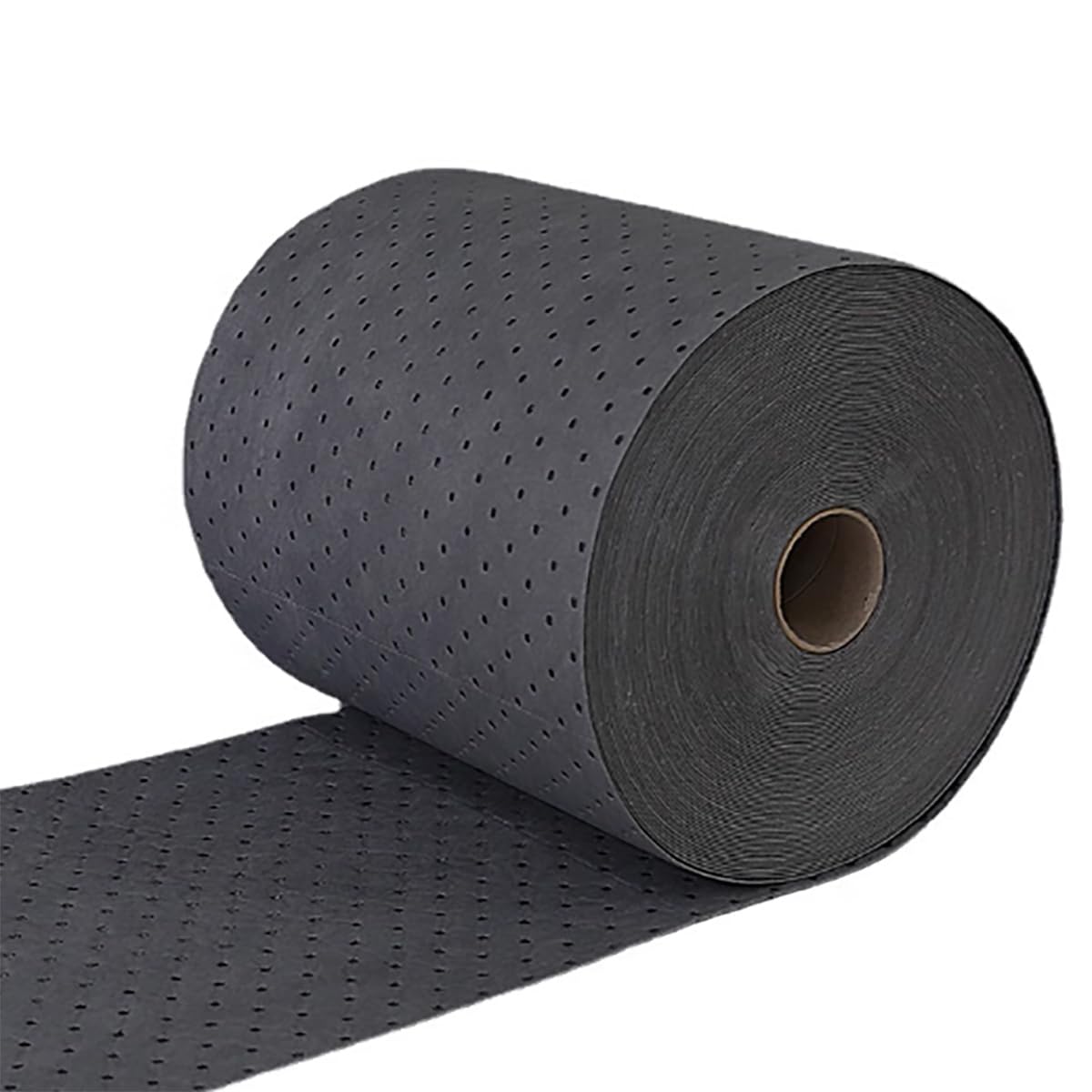 Tapis absorbants pour huile et eau, Tampons absorbants d'huile en polypropylène gris paquet de 100 tailles multiples(1 Roll-50m,40cmx50mx4mm)