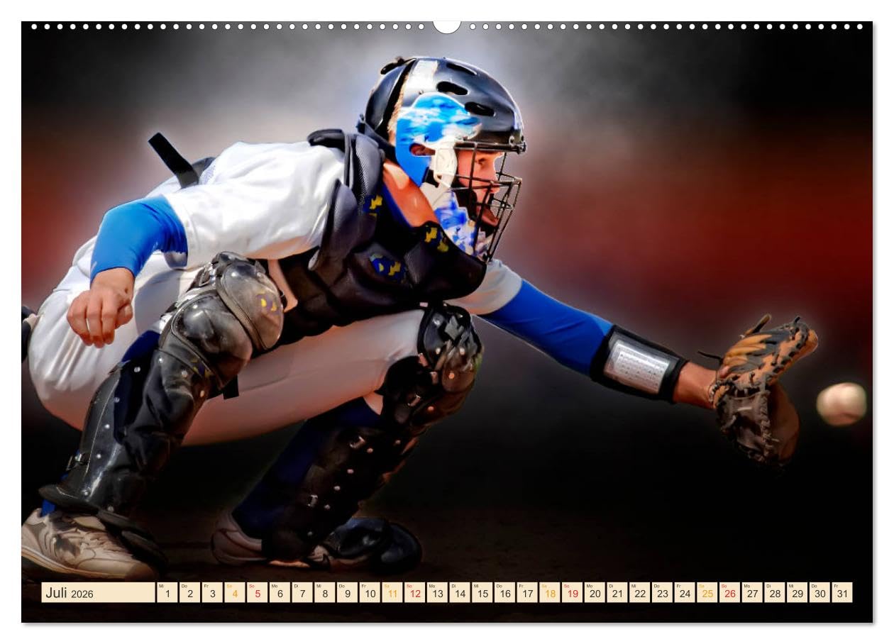 Baseball - Fight (hochwertiger Premium Wandkalender 2026 DIN A2 quer), Kunstdruck in Hochglanz: Baseball, Teamsport der Extra-Klasse - beeindruckende ... spektakulären Sportart. (CALVENDO Sport)