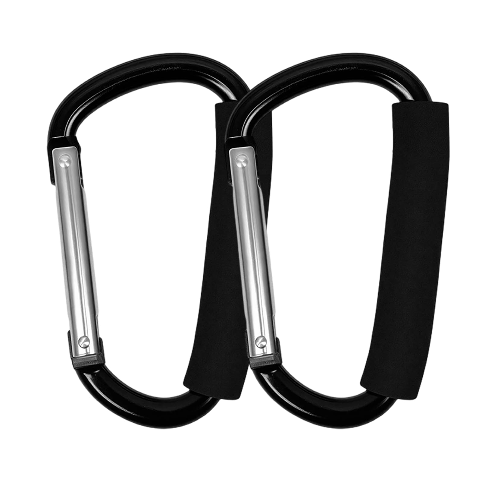 Buggy Clips 2Pack Large Buggy Clips Pram Clips for Pram Heavy Duty Pram Hooks Aluminum Pushchair Clips for Diaper Bags & Shopping