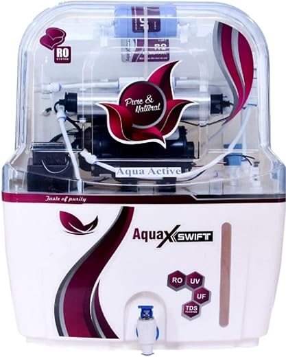 Aqua Fresh AASWP01 RO+UV+UF+TDS+ Alkaline Water Purifier - 15L, White