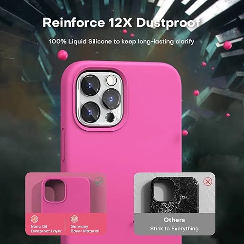 Vista 615 de TOCOL - Funda 5 en 1 para iPhone 11, con 2 protectores de pantalla + 2 protectores de lente de cámara, funda delgada de silicona líquida a prueba