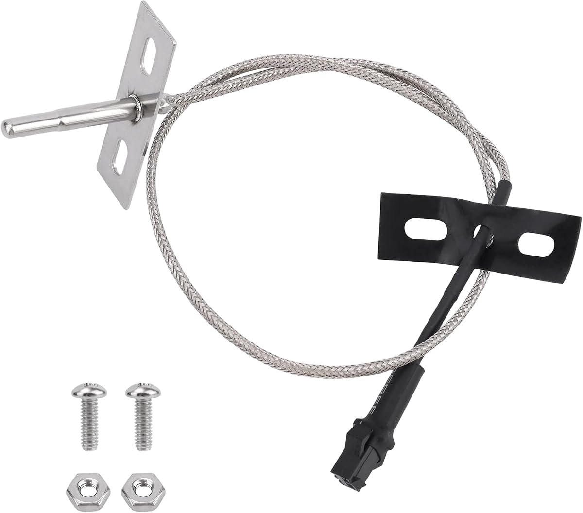 RTD Temperature Probe Sensor for Pit Boss, Stainless Steel Grill Internal & Ambient Meat Temperature Probe Sensor Replacement Part Accessories