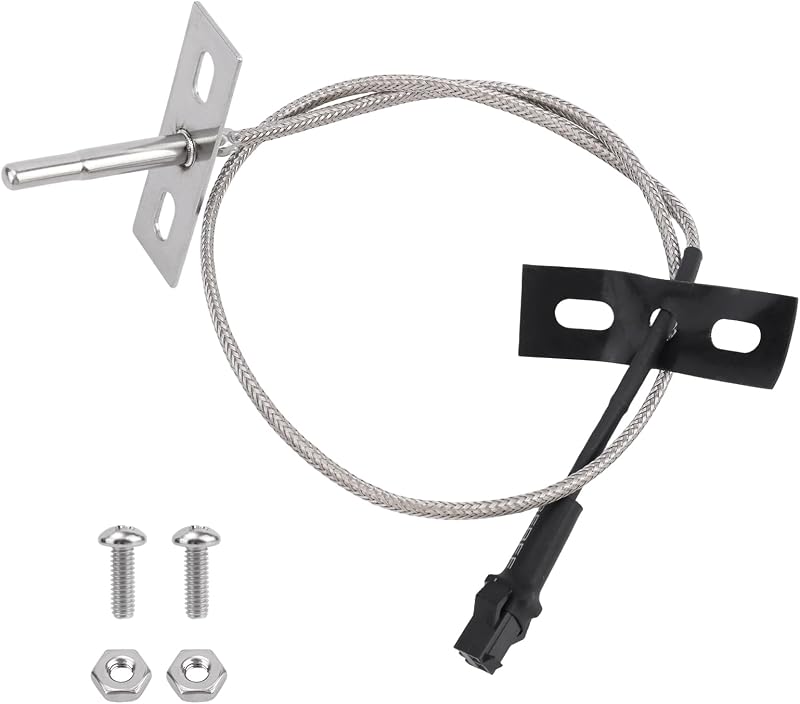 RTD Temperature Probe Sensor for Pit Boss, Stainless Steel Grill Internal & Ambient Meat Temperature Probe Sensor Replacement Part Accessories