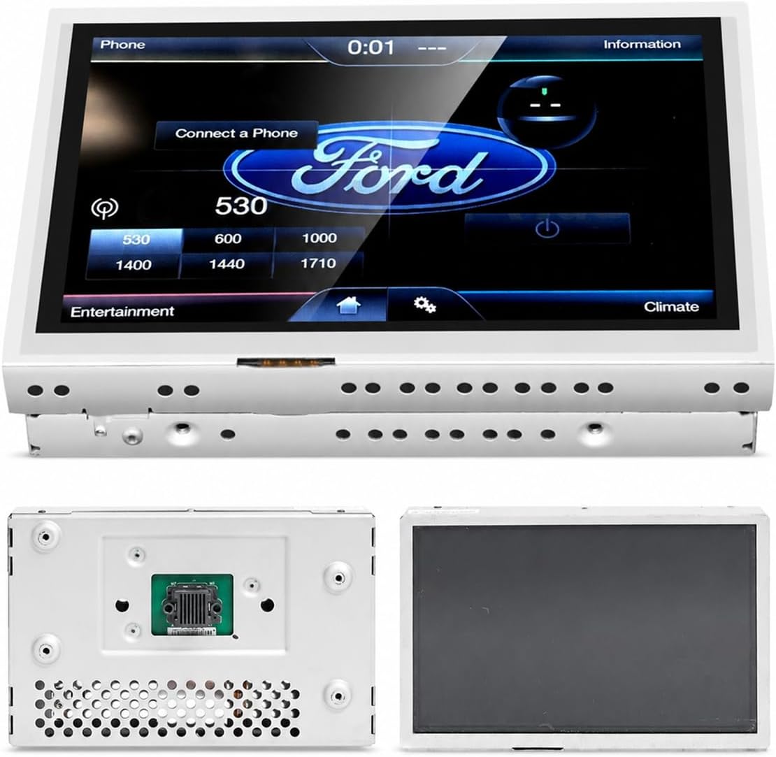 8" Sync 2 Touchscreen LCD Display Replecement for 2012-2015 Ford C-Max Explorer Escape Focus Navigation Radio CJ5T-18B955-FC DS7Z10D885FA