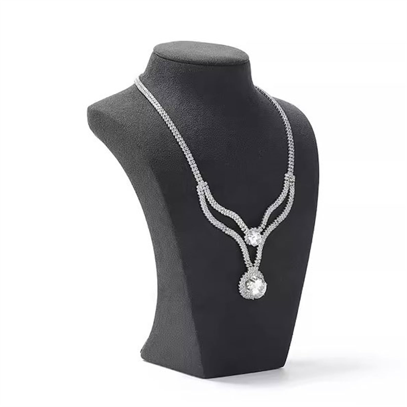 OZBMA Jewelry Organizer Display Stand, 3-Dimensional Necklace Mannequin Holder for Retail Stores and Trade Shows