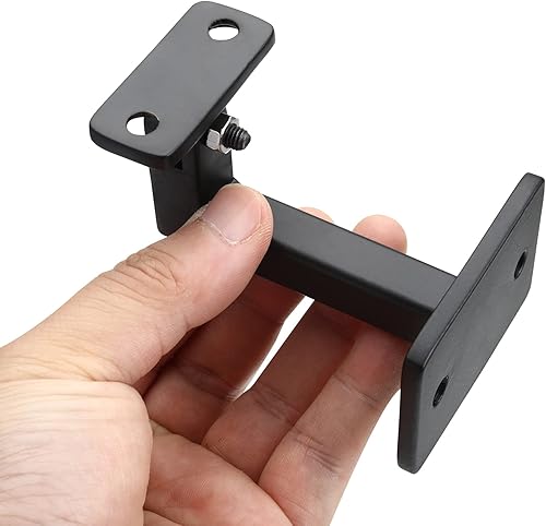 Miniatura 4 de Soportes de pasamanos ajustables resistentes giratorios cuadrados para escaleras de escalera, paquete de 3