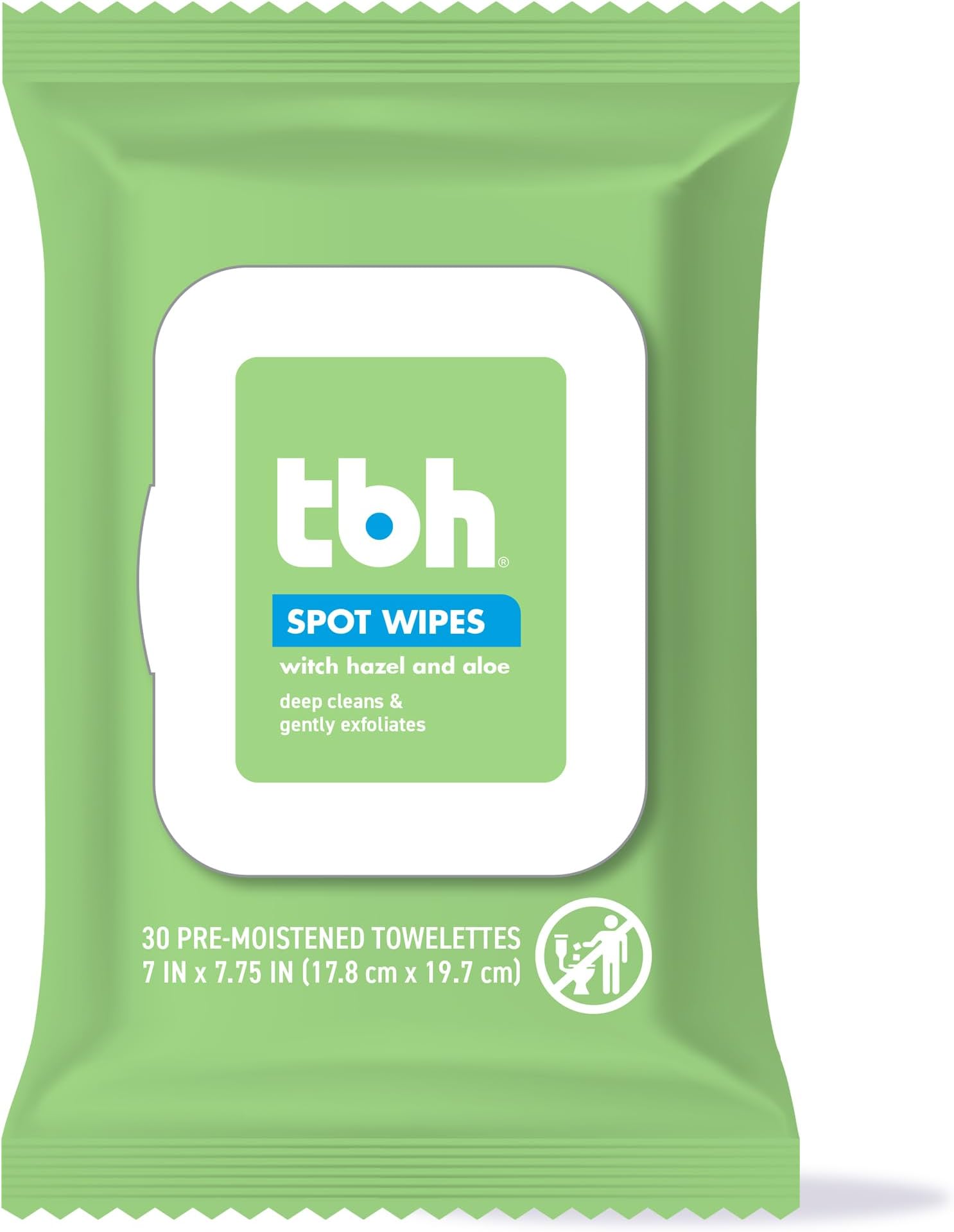 Kids Spot Wash Wipes - Cleansing Face Wipes - Acne Prevention - Sulfate, Paraben Free - 30 Pack.