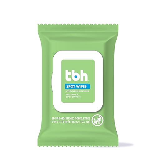 TBH Toallitas limpiadoras faciales para niños, cuidado diario suave de la piel para preadolescentes y adolescentes con piel grasa, seca y sensible,