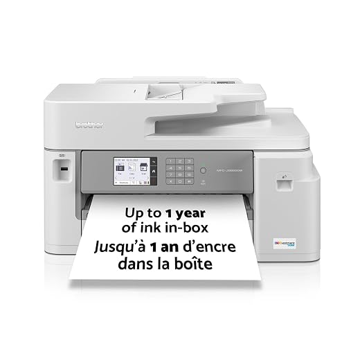 Brother INKvestment Tank MFC-J5855DW All-in-One Professional A3 Colour Inkjet Printer, White