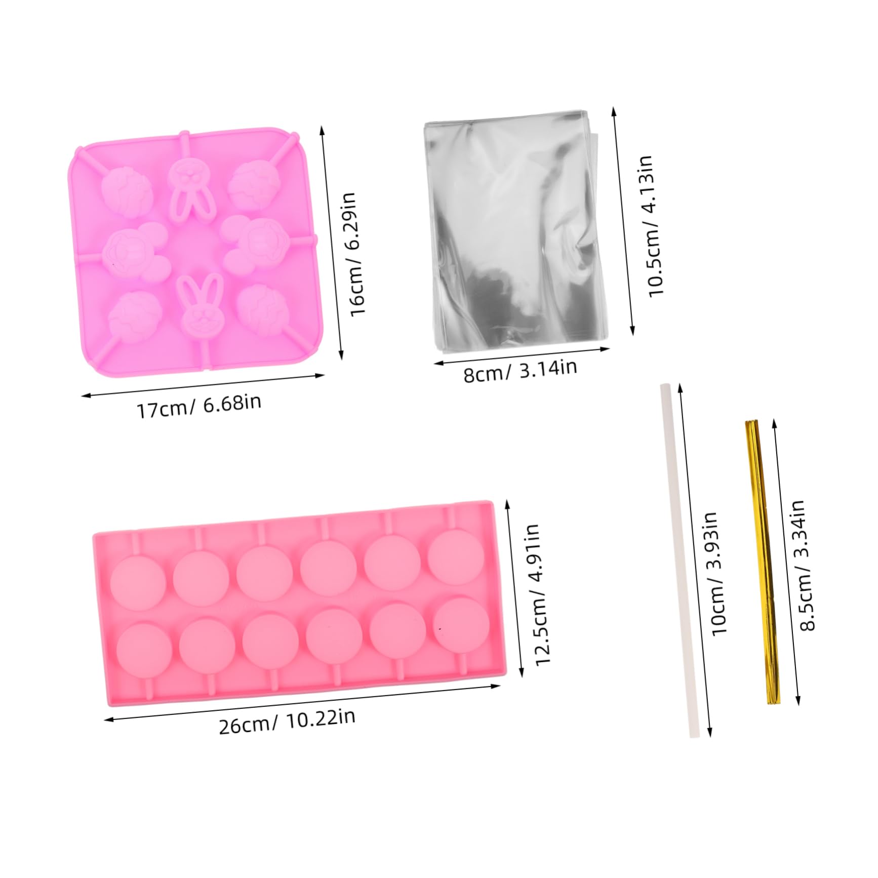 Moules à Chocolat en Silicone 1 Set Réutilisables pour Noël la Cuisine