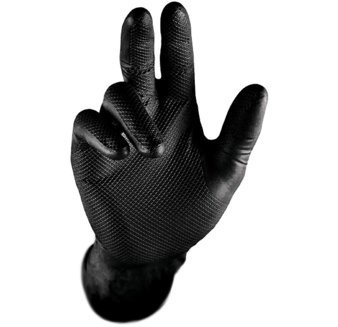 GRIPSTER Skins Nitril Handschuhe schwarz Größe 7 S Box a 50 Stück Baumarkt