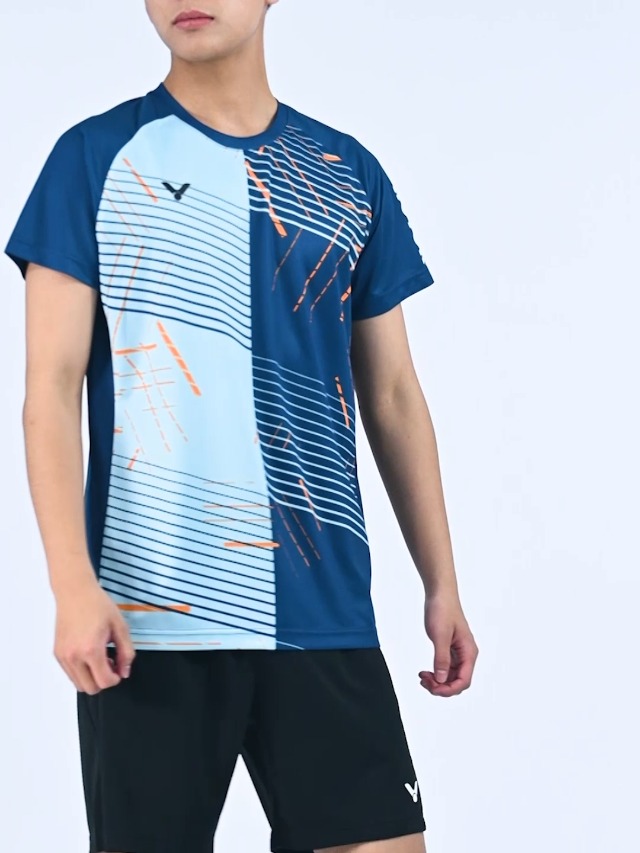 VICTOR T-30017 Game Series T-Shirt-Small SkyBlue : Amazon.in