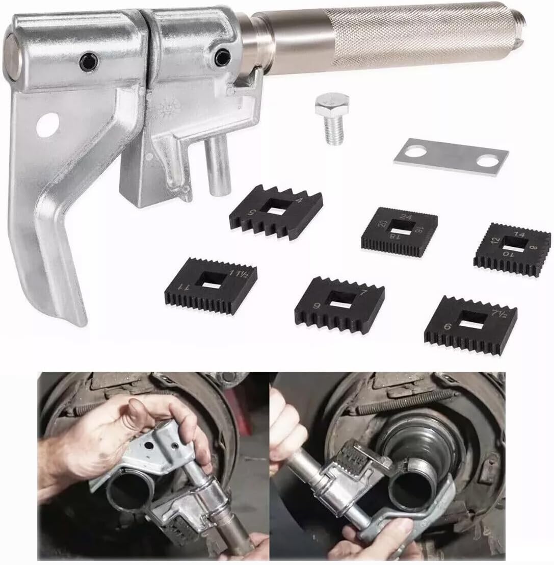 7402 Universal External Thread Chaser and 202817 Metric Die Set (6 Dies) for Thread Repair Tool, Replacement for OTC 7402 and 202817