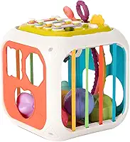 Cubo De Atividade Educativo 7 em 1 Brinquedo Sensorial Kidino Cubo de Atividades Infantil