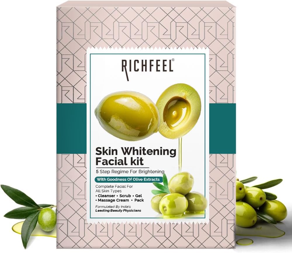 Richfeel Skin Whitening Facial Kit, 5gx50g (Pack of 5)