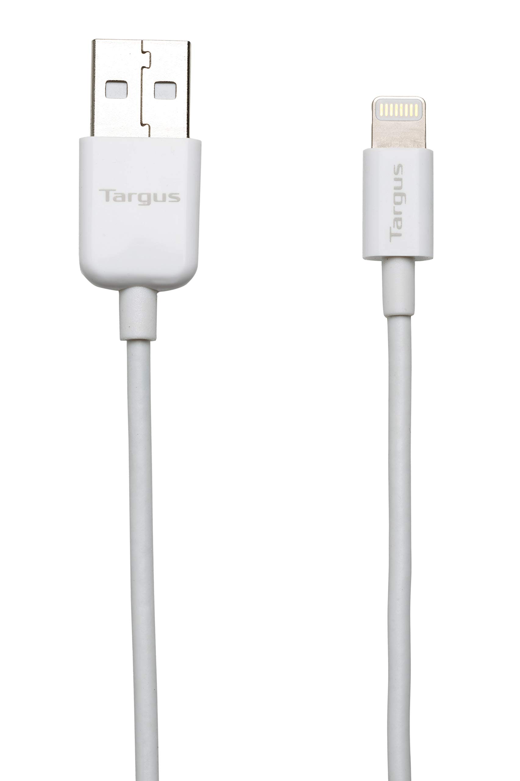Targus ACC98201AP Lightning to USB Charge and Sync Cable for Compatible Apple Devices (White)