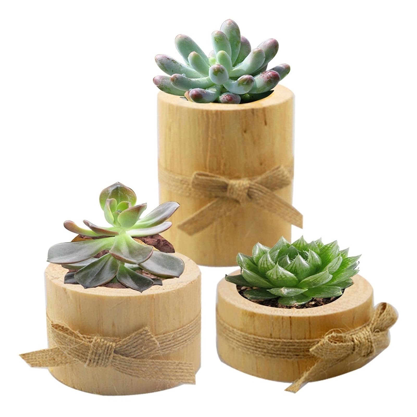Artisanat en bois sur mesure pot de fleurs deco haut de gamme de taille S