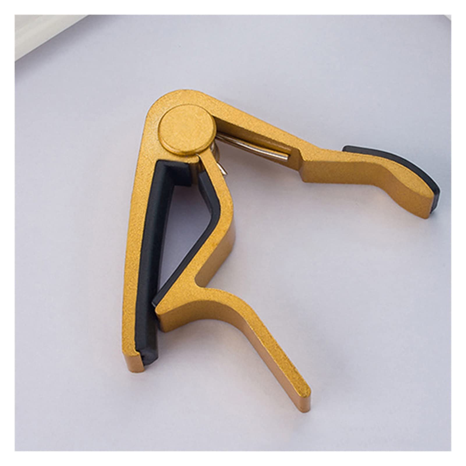 Guitar Capo Trigger Clamps do akustycznych elektrycznych gitar klasycznych akcesoria Crete Metal Capo części do gitary Instrument strunowy, gitara Capo (kolor: czarny) (żółty)