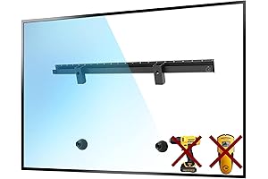 Studless TV Wall Mount - Easy Install, No-Drilling Solution