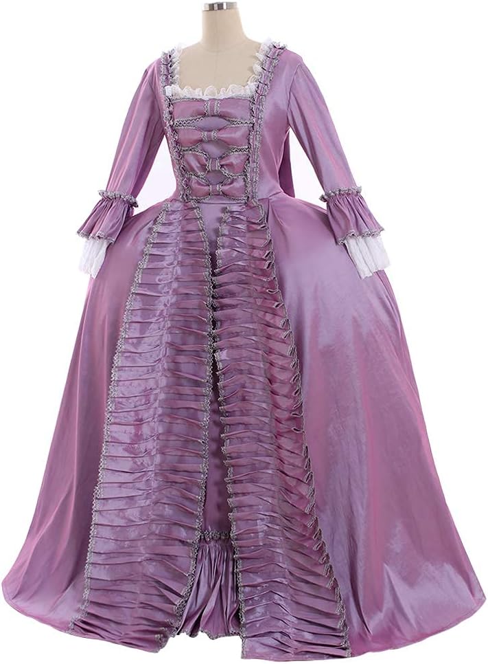 CosplayDiy Women's Queen Marie Antoinette Rococo Ball Gown Gothic Victorian Dress Costume Purple - Image 3