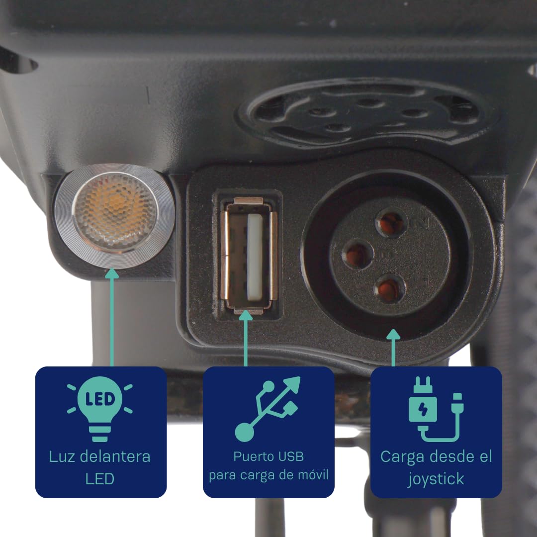 Silla de ruedas eléctrica plegable ligera de fibra de carbono 10,8 Kg MAS Mobility Aid Social Marca Española La Silla de ruedas eléctrica plegable ultraligera de calidad y garantia 100%