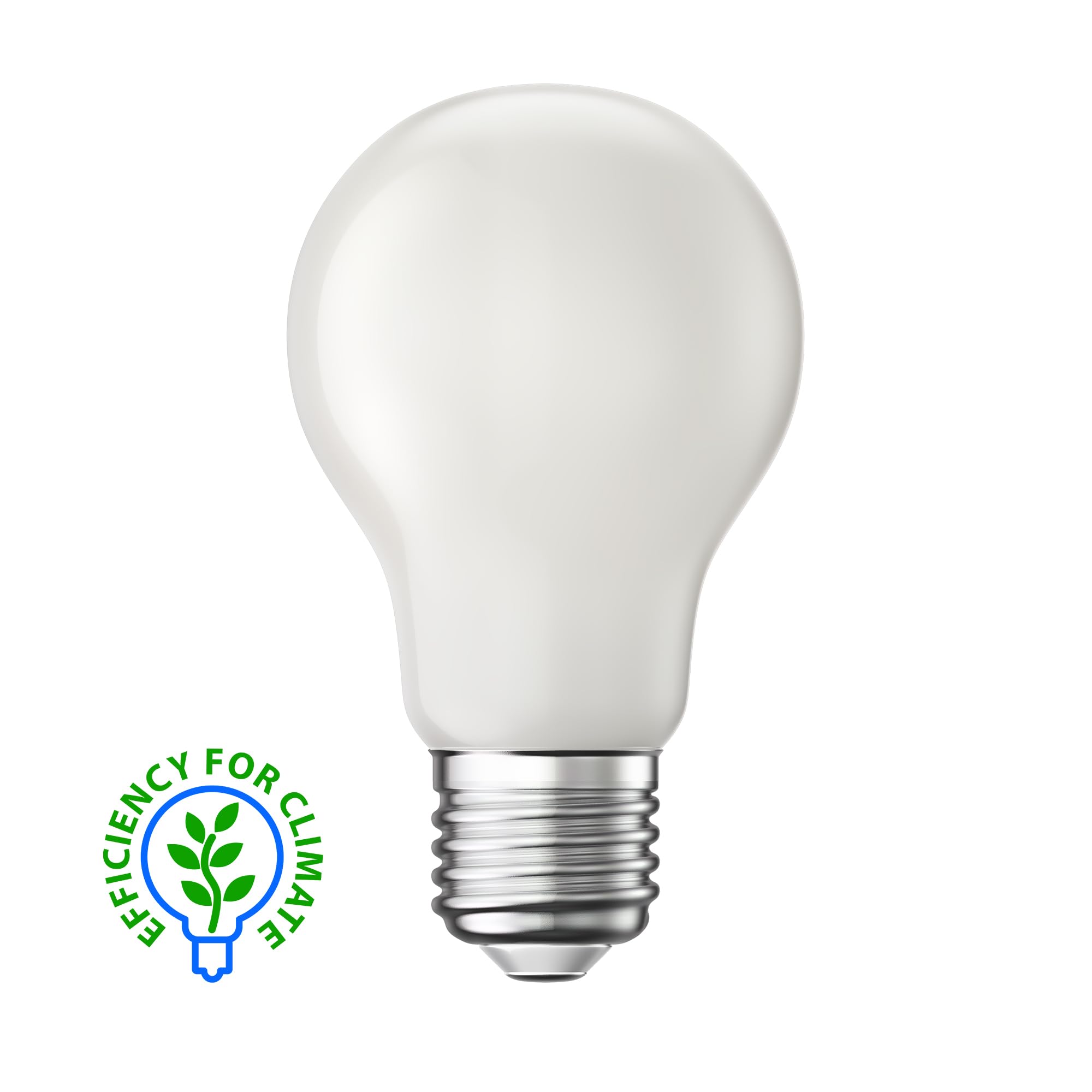 ledscom.de 10x lampadine LED E27, A60, classe di efficienza energetica A, bianco caldo (2700 K), 4 W, 935lm, smerigliate