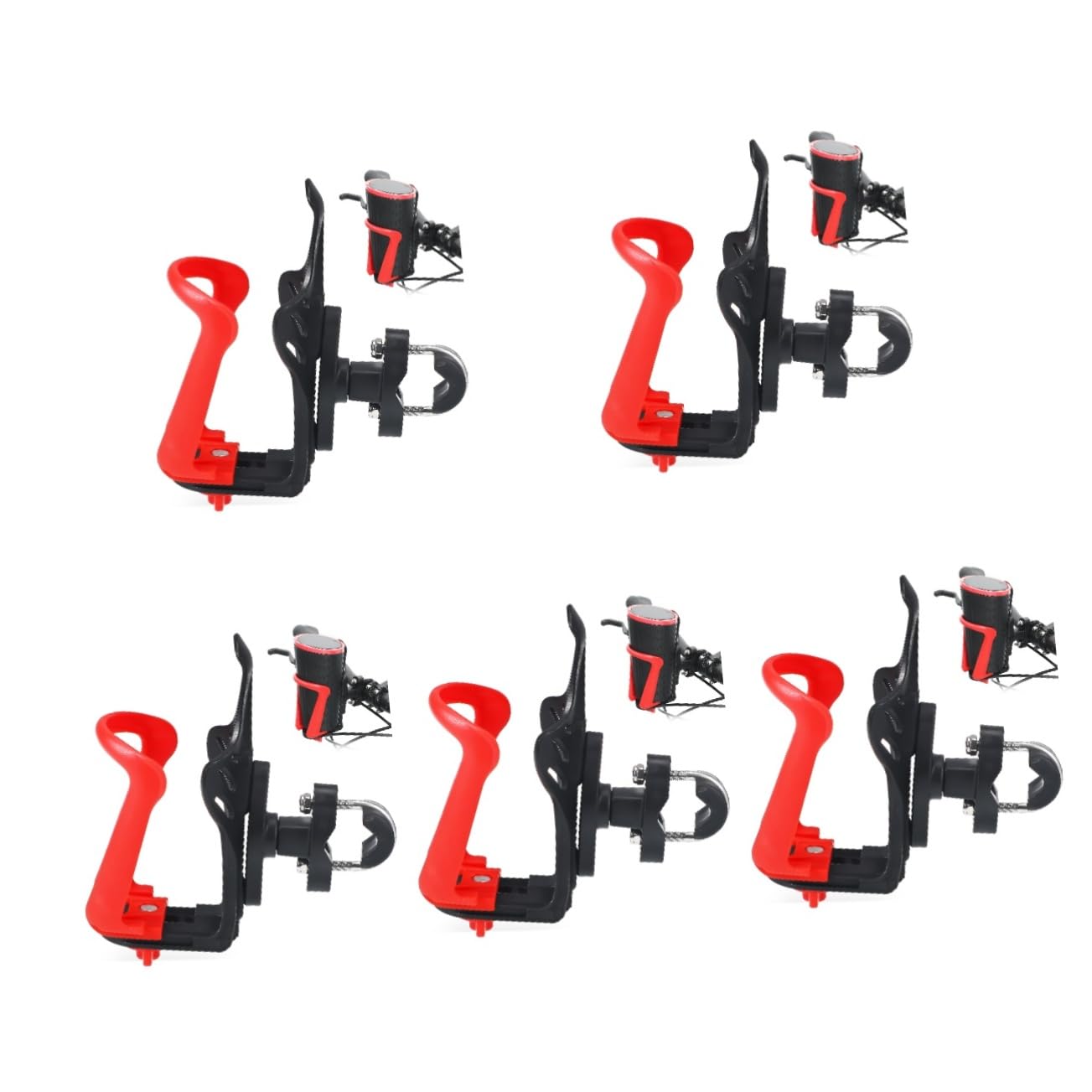 BESPORTBLE 5 Sztuk Motocykl Uchwyt Na Kubek Wody Motocykl Uchwyt Na Butelkę Wody Koszyk Na Bidon Rowerowy Rower Górski Koszyk Na Bidon Uchwyt Na Butelkę Uchwyt Na Kubek