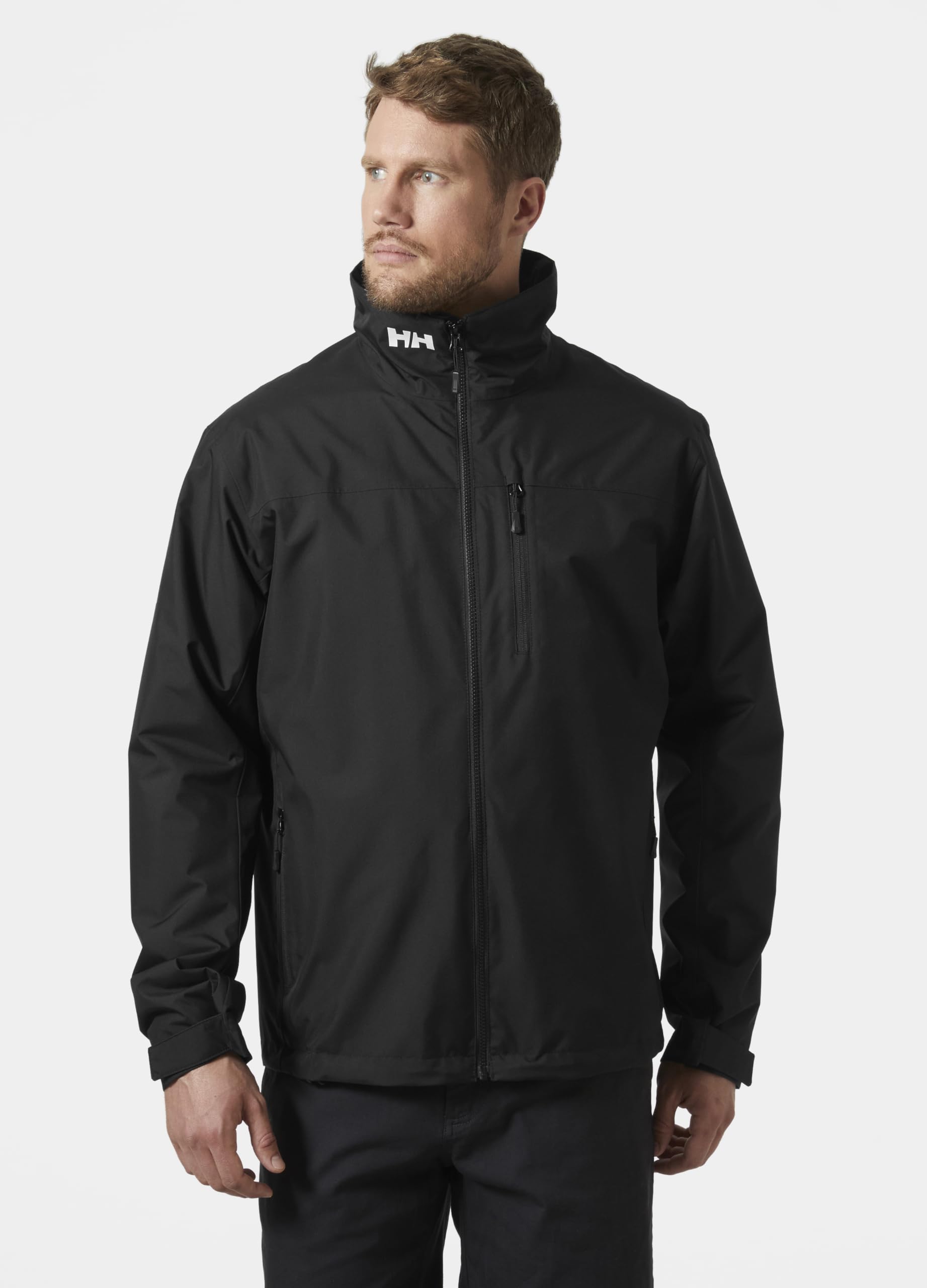 Helly Hansen Męska kurtka Crew Midlayer 2Jacket, 990 czarny, M