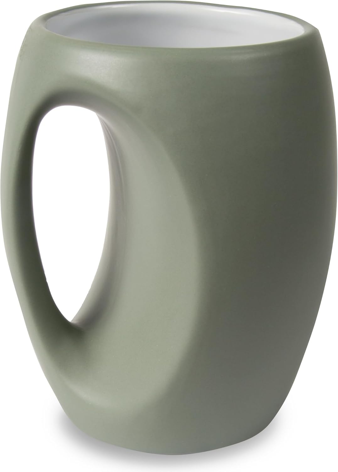 Good Morning Coffee - Green Huggable Hand Warming 16 oz Coffee Cup Mug - Image 2