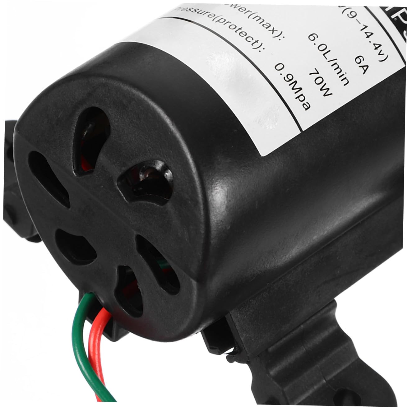 Bomba de Agua de Diafragma Eléctrica 12v 70w Alta Presión Fácil de Instalar Flujo de 6l/ para Llenado de Líquidos y Uso en Limpieza