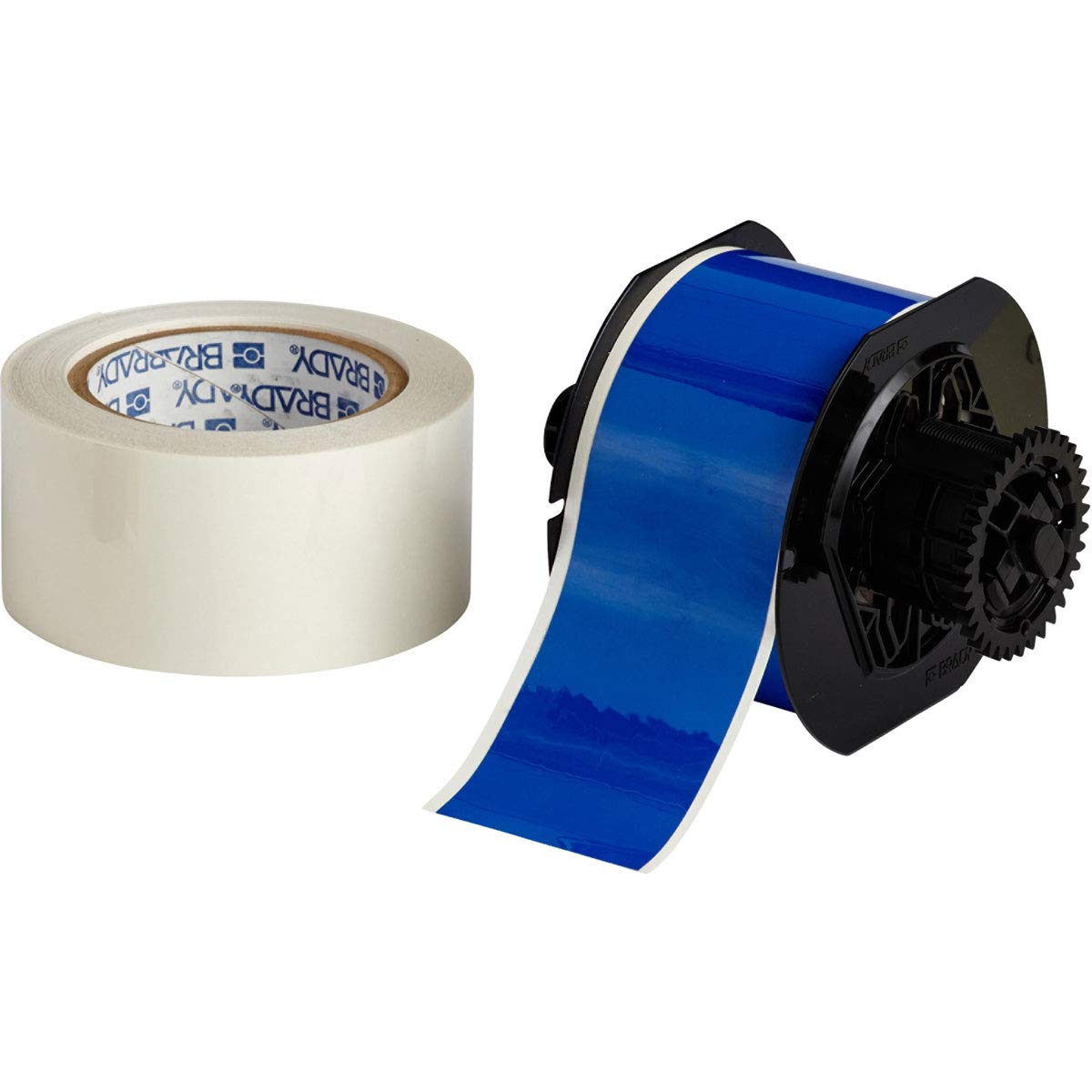 Brady B30C-2250-483BL-KT Polyester with Polyester Over Laminate Continuous Tape, 100' x 2.25