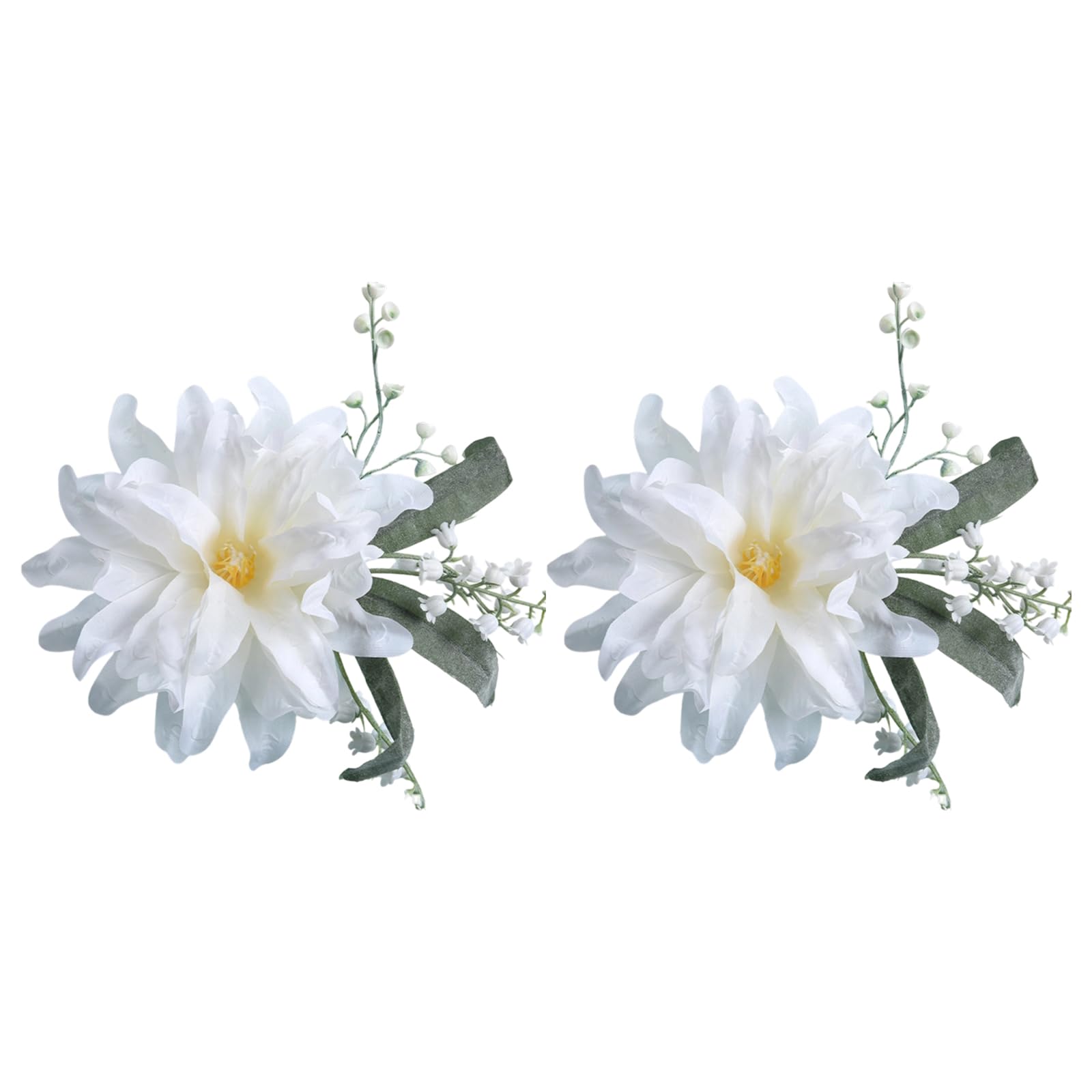 Realistic Silk Flower Wedding Photography Studio Hotel Window Decoration Curtain Hold Back Buckle Tie Realistic Silk Flower Wedding Decoration