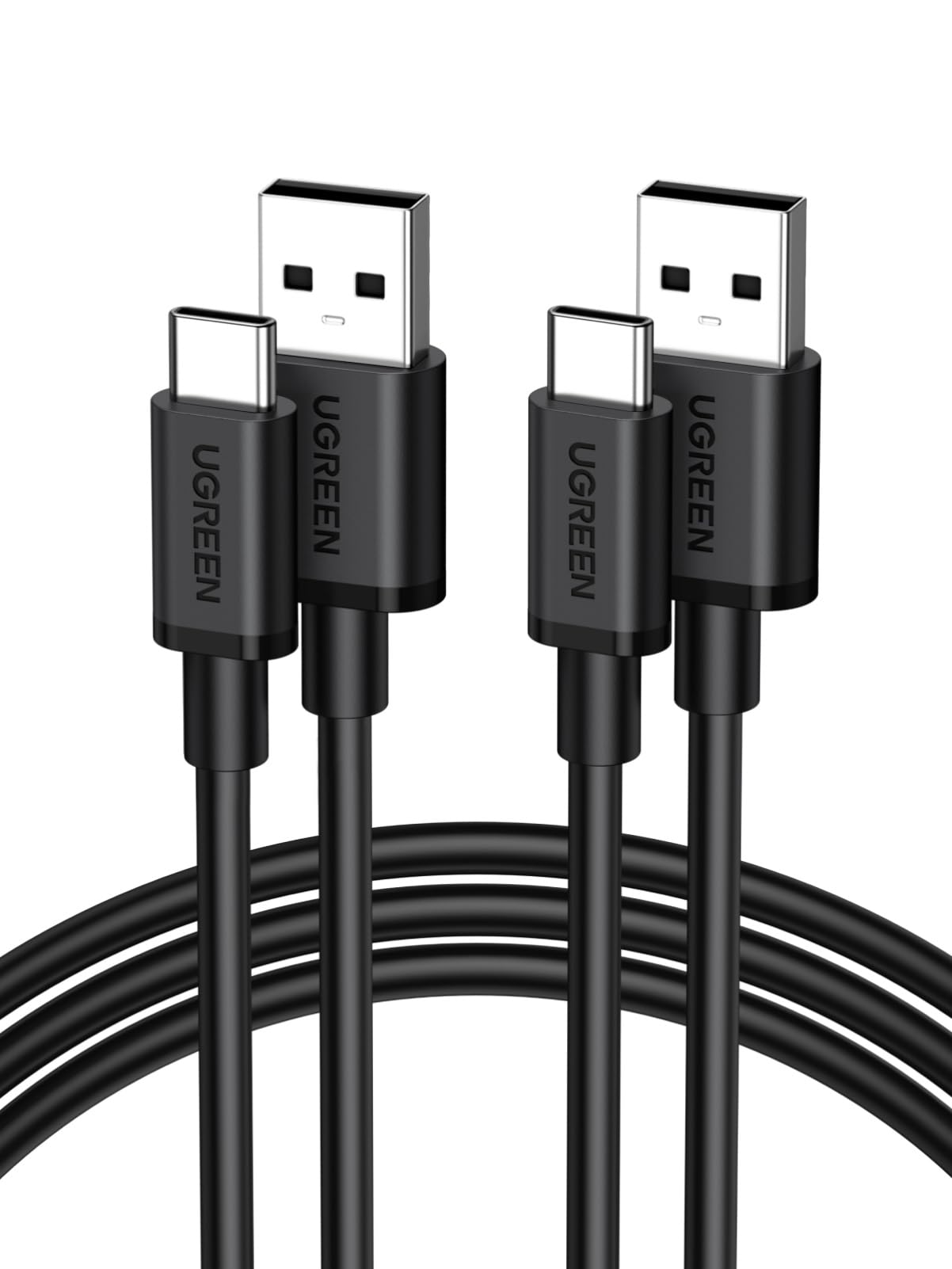 UGREEN 2本 USB Type C ケーブル USB A to C 充電ケ…