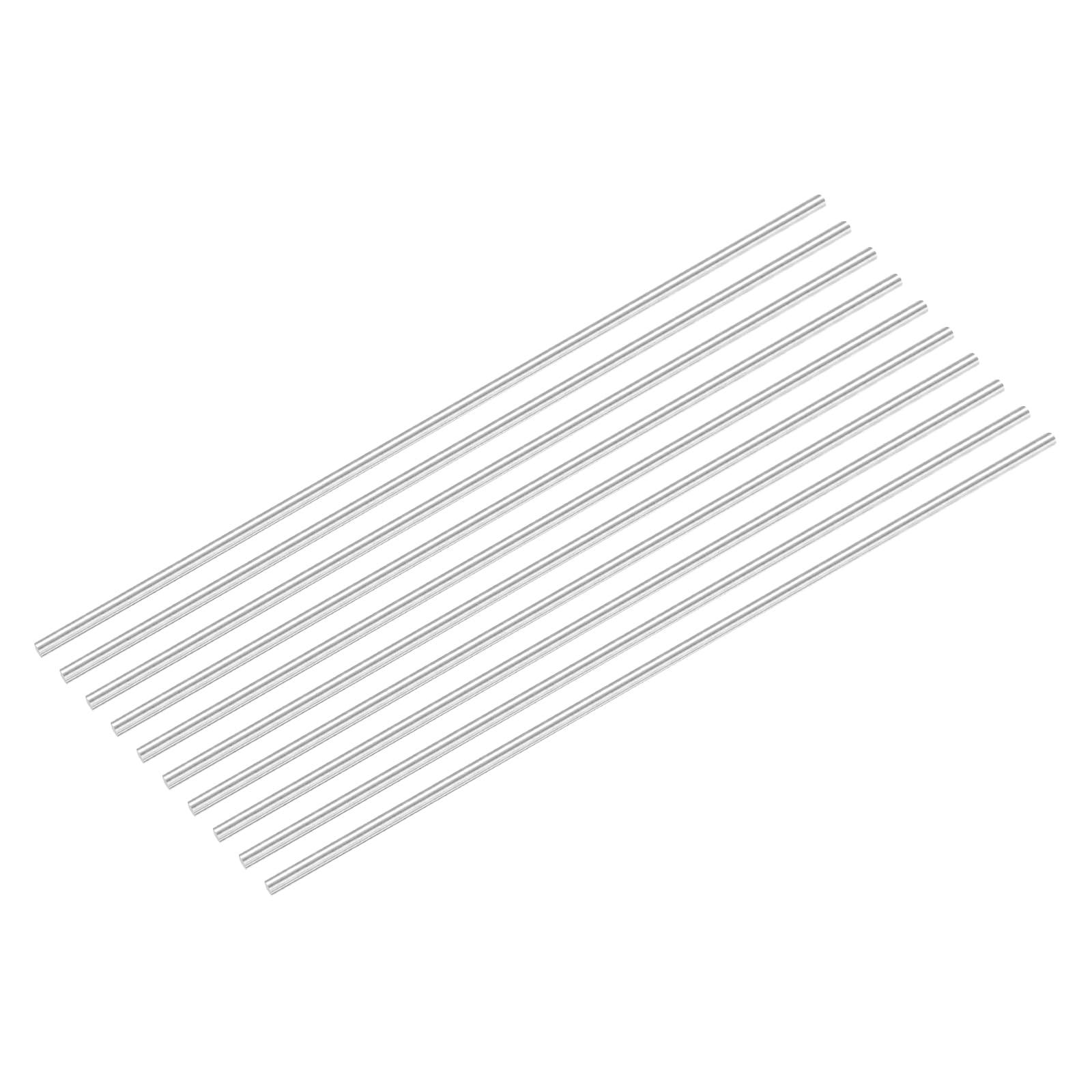 DMiotech 20 Pcs Aluminum Rods, 1/8" Dia 6" Long Solid Round Rod 6061 Extruded Lathe Bar Stock Aluminum Metal Rods for DIY Craft Model Plane Ship Car