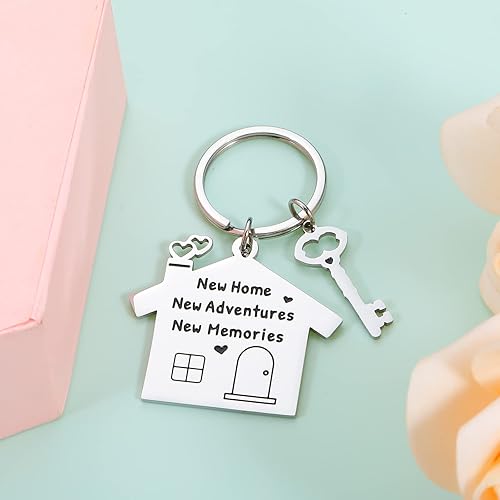 Miniatura 4 de Regalo de inauguración de la casa, llavero para nuevos propietarios, regalo para el nuevo hogar, primer regalo para pareja, regalo de San Valentín,