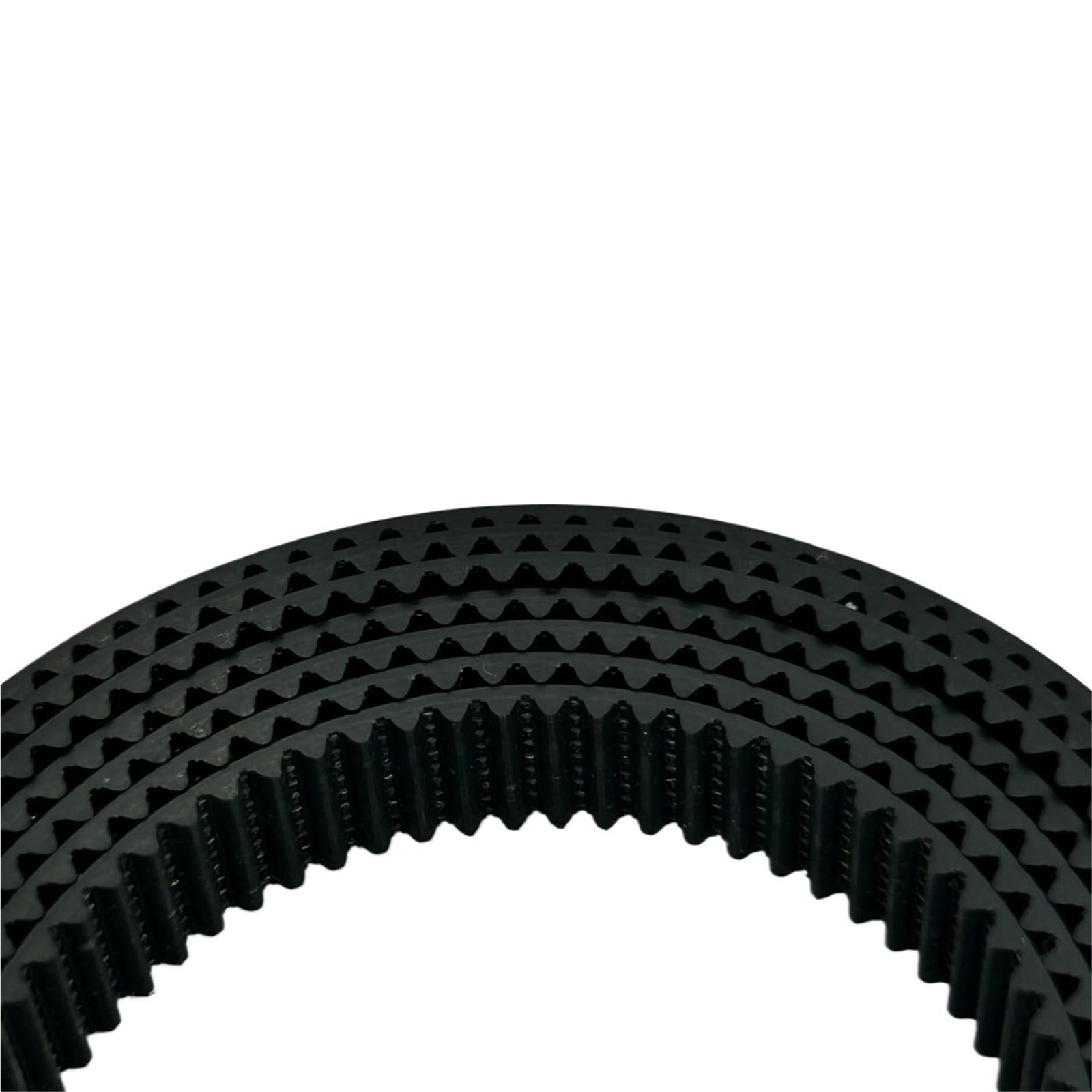 Courroie HTD 3M en PU noir et acier pour une synchronisation mécanique fluide et durable