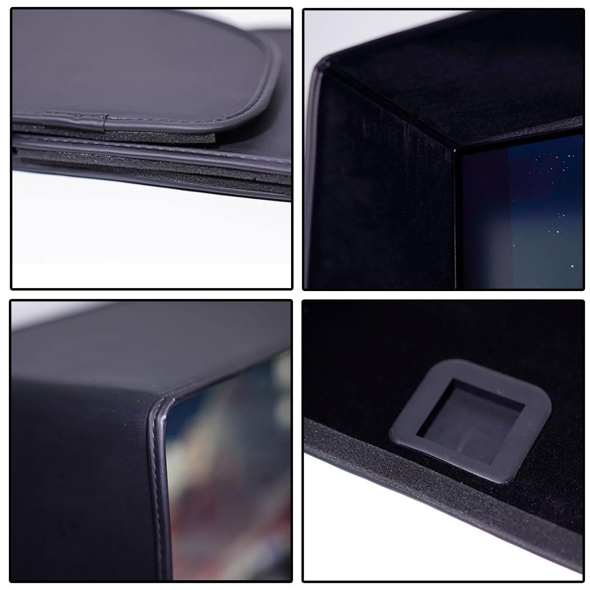 Paraluce for monitor antiriflesso solare, design leggero e portatile, adatto a schermi da 21" a 32", ideale for uso esterno e for ridurre i riflessi dello schermo(27S (curved screen))