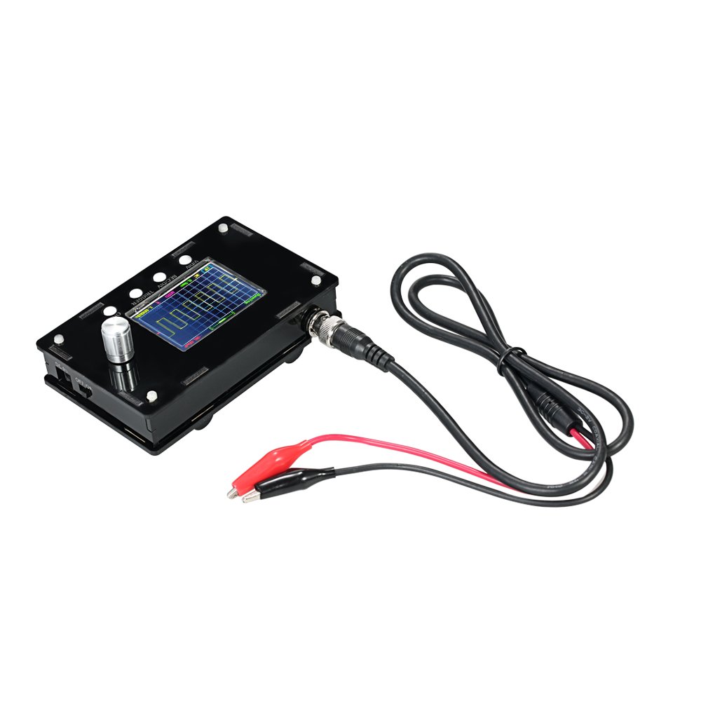 DSO328 6,1 cm TFT Handheld Pocket-Size Digital mini Oscilloscope Bandwidth 1 Msps 0 – 200 kHz STM32 chip con sonda