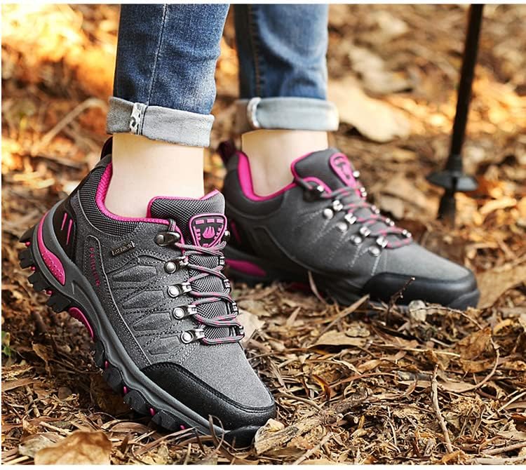 Women's Sneakers Outdoor Sports Climbing Hiking Shoes Waterproof Trekking Running Shoes Anti-Slip Wear-Resistant Climbing Shoes2
