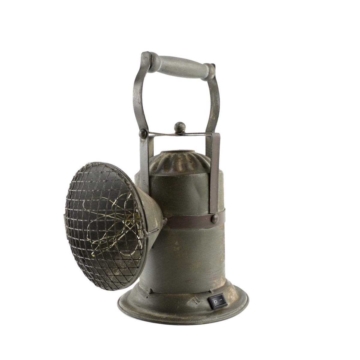 Treasure Gurus Old Metal Railroad Lantern Antique Style Mining