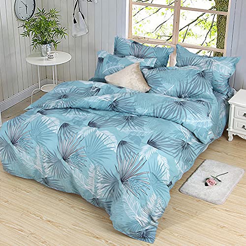 Couverture de couette haut de gamme en coton microfibre imprimé ultra soft avec zip discret - 2