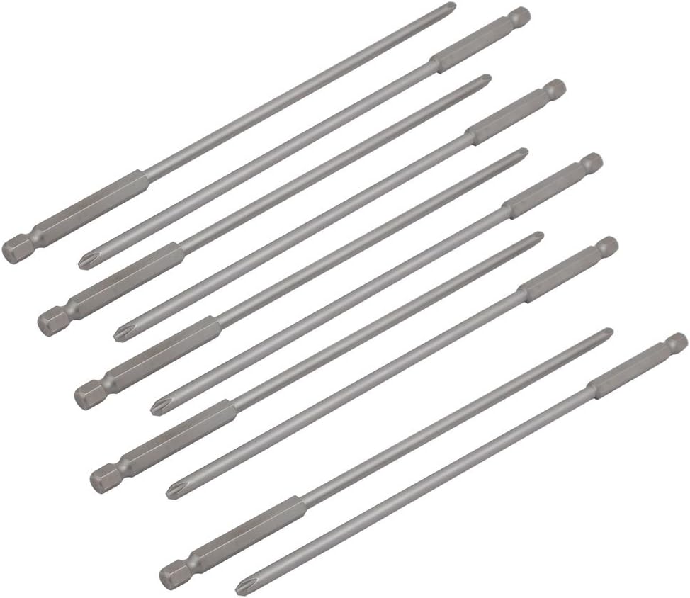 1/4in Hex Hand Operated Tools Drill Hole 200mm Long 4.5mm PH1 Magnetic Phillips Screwdriver Bit Model:67as299qo759