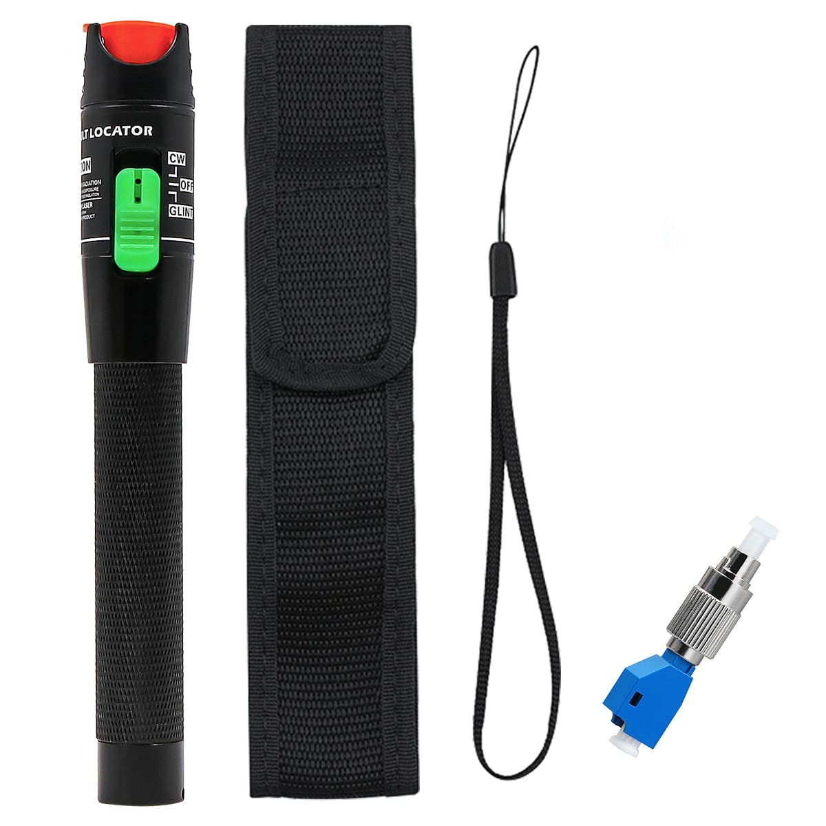 Tester per fibra da 30 km, tester per cavi e tubi in fibra con adattatore FC maschio a LC femmina