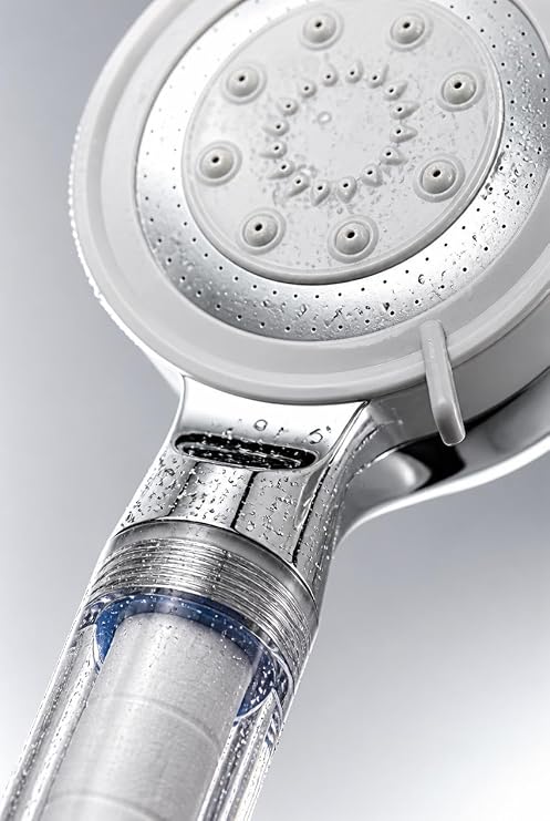 Turbo Duş Başlığı, Yüksek Basınçlı El Duşu, 5 Fonksiyonlu Duş Başlığı (Krom Filtreli 5 Modlu)