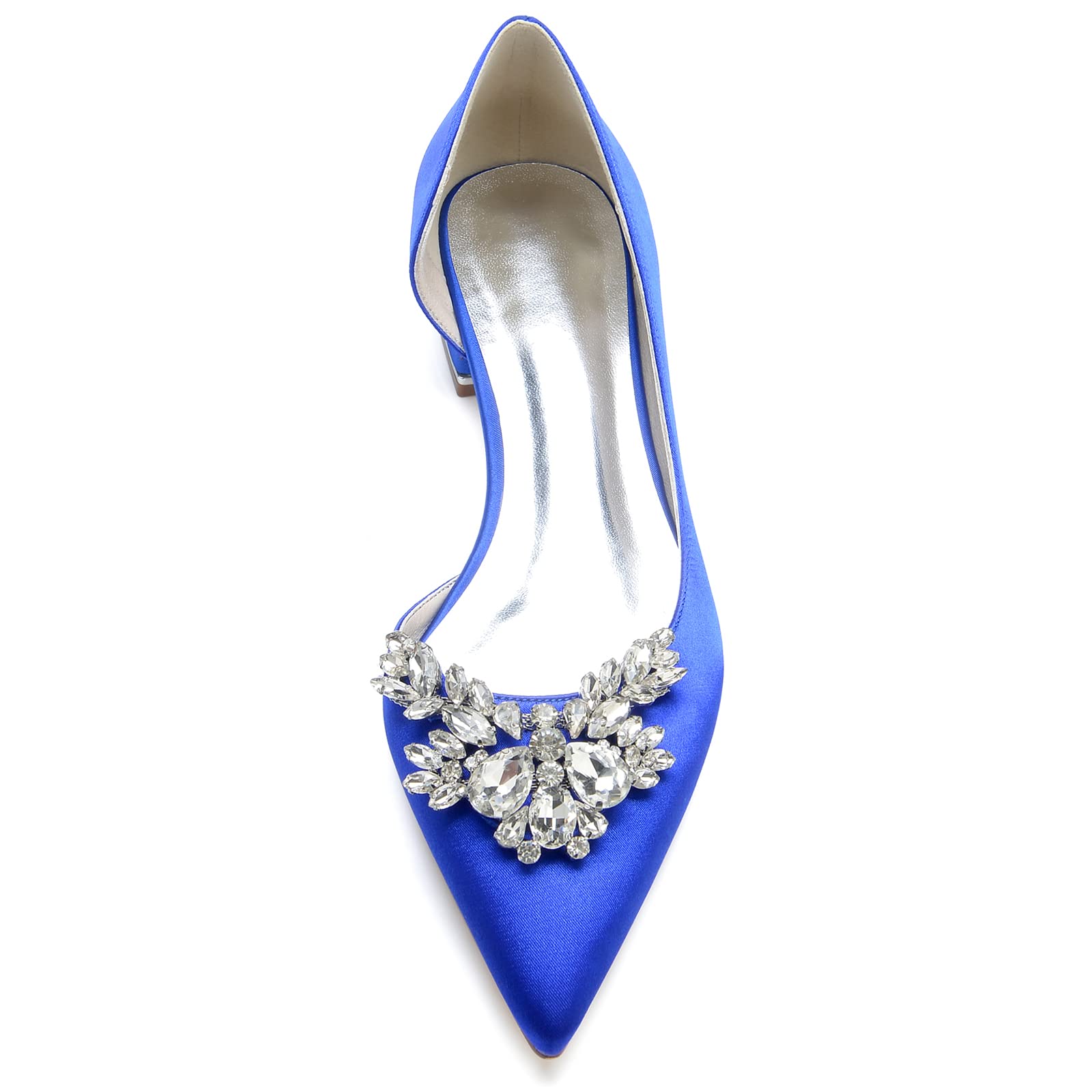 Frauen Spitze Hochzeit Flache Schuhe Bequeme Niedrige Absätze Slip on Hochzeitsschuhe Für Braut Strass Satin Braut Brautschuhe Kleid Pumps