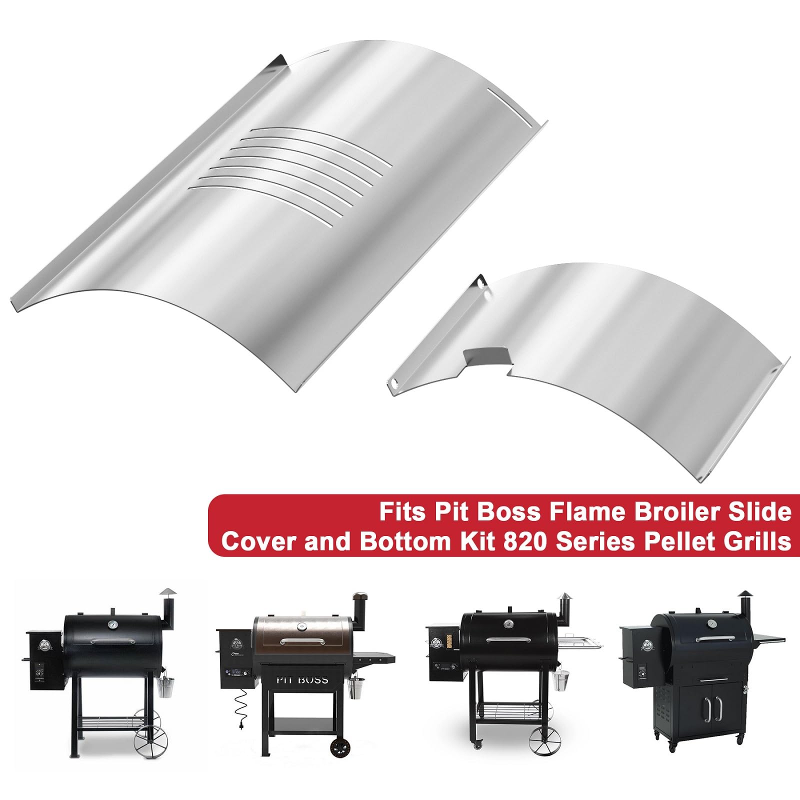 Slider Open Or Closed Flame Broiler Kit For Pit Boss 340 440