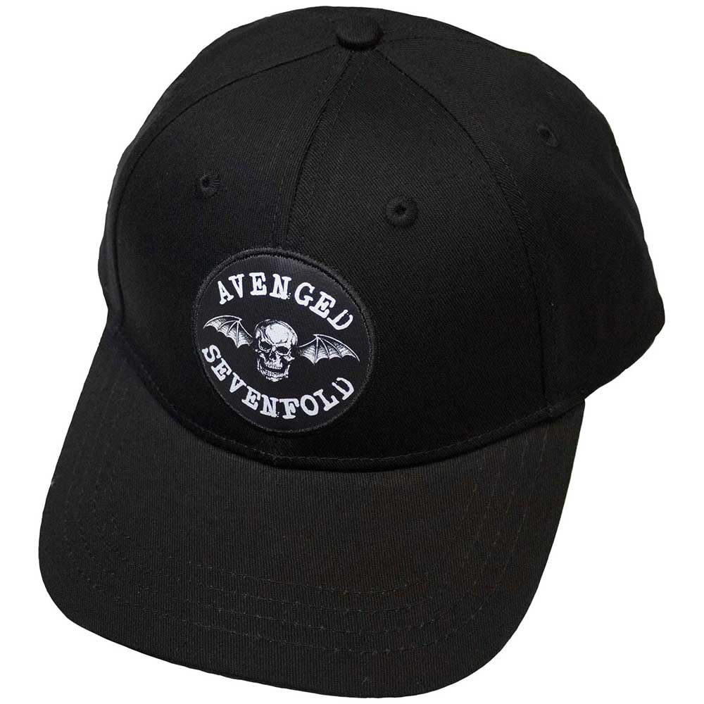 Rock Off Officially Licensed Products Avenged Sevenfold Deathbat Crest Baseball Cap One Size